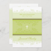 PREMIERS INVITATIONS DE COMMUNION :: boucles 3P (Devant / Derrière)