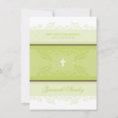 PREMIERS INVITATIONS DE COMMUNION :: boucles 3P (Devant)