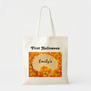 Premiers sacs Halloween Candy Corn Ajouter le nom