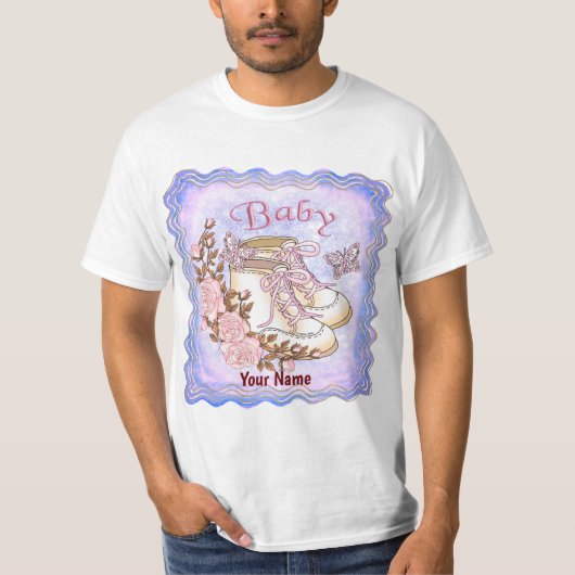 Premiers souliers bébé fille T-Shirt (Devant)