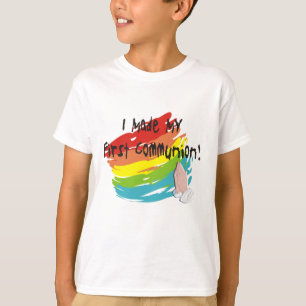 Premiers T-shirts et cadeaux de jour de communion