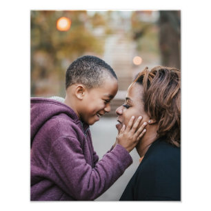 Premium 11" x 14" satijnen studiovergroting foto afdruk