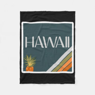 Premium Aloha-staat Vintage Hawaiaanse eilanden Va Fleece Deken