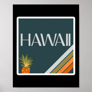 Premium Aloha-staat Vintage Hawaiaanse eilanden Va Poster
