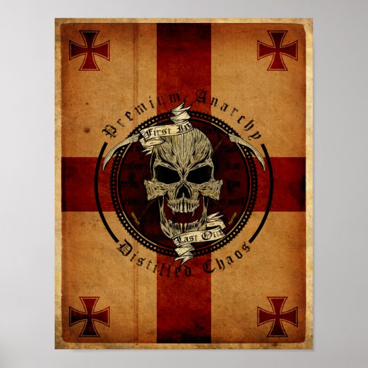 Premium-anarchie Poster (Voorkant)