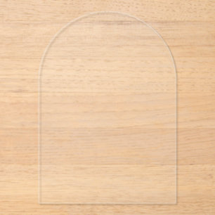 Premium Arch Clear Acryl Huwelijksuitnodiging Acryl Uitnodigingen