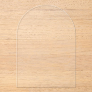 Premium Arch Clear Acryl Huwelijksuitnodiging Acryl Uitnodigingen