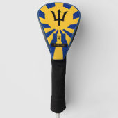 Premium Barbados Golf & Barbados Vlag / Patriots Golfheadcover (Voorkant)