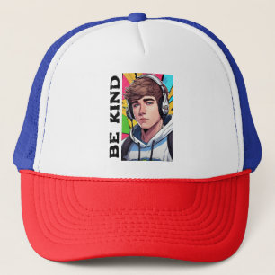 Premium Baseball & Trucker Hats_ Wees vriendelijk Pet
