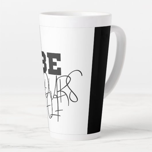 Premium BE uw Mok zwart-wit (Rechterhoek)