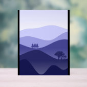 Premium bergschilderij acryl bord (Neutraal)