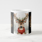 premium black gold happy new year Specialty mug (Devant)