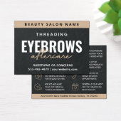 Premium Black Luxe Eyebrow Threading Aftercare (Bureau)
