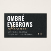 Premium Black Ombre Powder Brosses Conseils de soi (Devant)