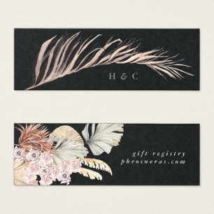 Premium Black Pampas Grass Floral Jungle Mariage