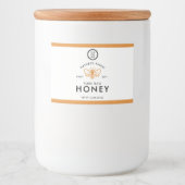 Premium Branding  Design Honey Jar Voedselcontainer Etiket (Voorkant)