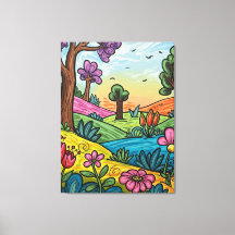 Premium Canvas met lijst 76x102cm