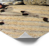 Premium canvas Zee met matte band, driftwood Poster (Hoek)