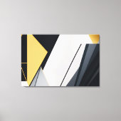 Premium Diagonal Geometry Canvas Afdruk (Voorkant)