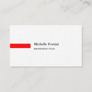 Premium-dik legant Plain Minimalist Visitekaartje