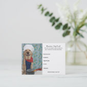 Premium Dog Food Visitekaartje (Staand voorkant)