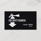 Premium Fire Safety Custom QR Visitekaartje (Voorkant)