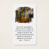 Premium Full Photo Fall-leest Prayer-kaart Visitekaartje (Achterkant)