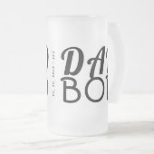 Premium - Fun "DAD BOD" Y vaders Dag Origineel Matglas Bierpul (Voorkant rechts)