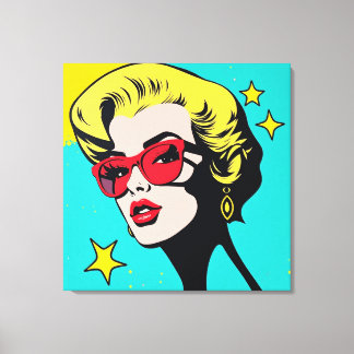 Premium gewikkeld canvas - elegante en moderne kun afdruk