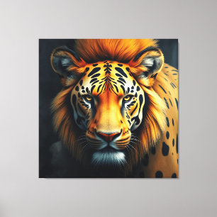 Premium gewikkeld canvas - elegante en moderne kun afdruk