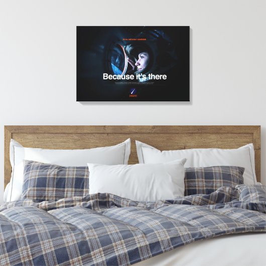 Premium gewikkeld canvas omdat het er is (Insitu (Slaapkamer))