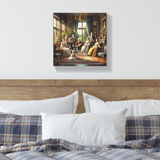 Premium Giclee Stretched Canvas Design. Afdruk (Insitu (Slaapkamer))