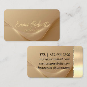 Premium Golden Lines Luxe Visitekaartje