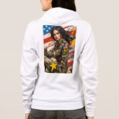 Premium hoodies voor dames (Achterkant)