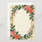 PREMIUM Invitation Kaart Design (Voorkant / Achterkant)