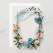 PREMIUM Invitation Kaart Design (Voorkant / Achterkant)