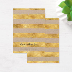 Premium - Kaarten voor kraft & Gold Foil aarden Visitekaartje