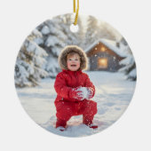 Premium Keramische Kerstbal – 20% korting vandaag Keramisch Ornament (Voorkant)