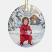 Premium Keramische Kerstbal – 20% korting vandaag Keramisch Ornament (Links)