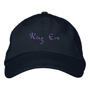 Premium King Era Navy-Hoeden Verstelbaar Schoon Mo Geborduurde Pet