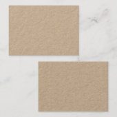 Premium Kraft Mighty Visitekaartje (Voorkant / Achterkant)