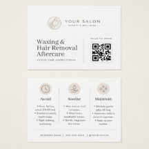 Premium Kraft Waxverzorgingskaart Haarverwijdering