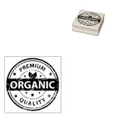 Premium kwaliteit biologisch product 	rubberstempel (Gestempeld)