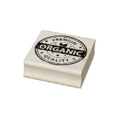Premium kwaliteit biologisch product 	rubberstempel (Stempel)
