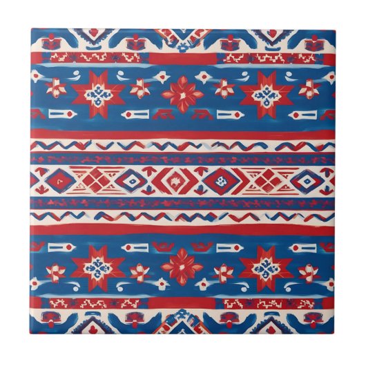 Premium Kwaliteit Scandinavische Design Pattern Te Tegeltje (Voorkant)