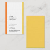 Premium - Linen - minimalistisch modern Visitekaartje (Voorkant / Achterkant)