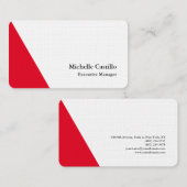 Premium Linen Plain Professional Minimalist Visitekaartje (Voorkant / Achterkant)