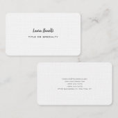 Premium Linen Professional Modern Visitekaartje (Voorkant / Achterkant)