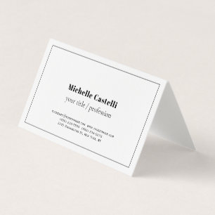 Premium Linen Professional, uniek, klassiek eenvou Visitekaartjes