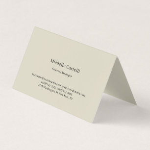 Premium Linen Professioneel Uniek Klassiek Eenvoud Visitekaartjes